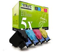 5X Kraft Office Supplies Cartucho de tóner Compatible para Epson Workforce AL-C 300 TN DN N DTN reemplaza C13S050747 - C13S050750 Set