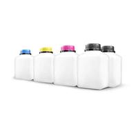 5X Kraft Office Supplies el Polvo de tóner Rellenado + Chips Compatible para Canon I-Sensys MF 631 632 634 635 636 Cdwt Cx Cdw Cn Llena 045 / 045H XXL BK CMY