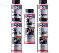 5x Liqui Moly 200ml Oil Aditivo Aceite MoS2 Protección contra Desgaste de 1012