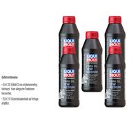 5x Liqui Moly 500ml Aceite Motor De Horquilla 10W Medium