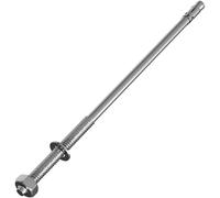 5x Lumonic Ancla de gran resistencia M12x355mm | Anclajes de cuña galvanizados de alta calidad | Montaje a presión, CARGA INMEDIATA | Anclaje de hormigón