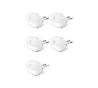 5X Luz Nocturna LED con Sensor de Movimiento Inteligente, Lámpara de Pared para el Hogar, Pasillo, Baño, Escalera, Dormitorio, Lámpara de Noche con