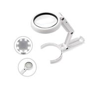 5x Magnifying Glasses with Light - Handheld Magnifying Glass, Desktop Magnifying Glasses with 8 Led for Seniors Reading, Hobby, Crafts, Computer Repai