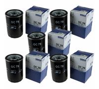 5x MAHLE / KNECHT OC 79 Filtro De Aceite