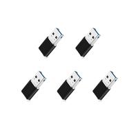 5X Mini Adaptador de Lector Tarjetas Memoria USB 3,0 Aluminio para Tarjeta Micro-SD/Adaptador TF Pc Ordenador Portátil