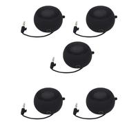 5X Mini Speaker Portable Rechargeable Travel with Aux Input Wired 3.5m