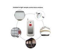 5X Módulo de Control Remoto Inalámbrico EV1527 de 433 MHz con Código de Aprendizaje y Antena, Control de un Solo Botón, Alcance de 1000 M.