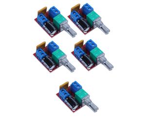 5X Motor Controlador de Velocidad PWm 3V 6V 12V 24V 35VDC 90W 5A Interruptor de Control de Velocidad del Motor Atenuador LED