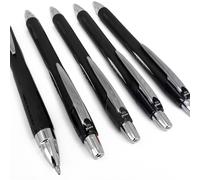 5X Negro uni-ball SXN-210 Premium Retráctil Bolígrafo 1.0mm - Black Ink