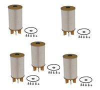 5X NúMero de Pieza del Filtro de Combustible 16403-4KV0A Elementos del Filtro de Combustible Separador de Agua Y Combustible para Navara Np300