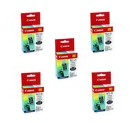 5X Original Canon Cartucho De Tinta BCI-21 Colorido Para BJC 400 2000 4000 5000