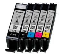 Canon Cartucho de tinta PGI-550+CLI-551 Multipack original BK/C/M/Y/G