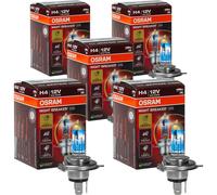 5x OSRAM H4 Night Breaker 220 Halógeno Hasta +220% 1650 / 1000Lm Modelo 2024/25