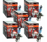 4x Osram Night Breaker Ilimitado +110% más Luz More Light H4 Halógena Lámpara