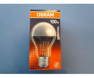 5x OSRAM/RADIUM Bombilla Especial E27 100W Cúpula PLATA Espejo