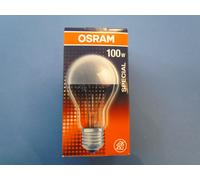 5x OSRAM/RADIUM Bombilla Especial E27 100W Tapa Espejo Plata