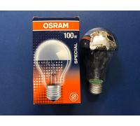 5X OSRAM / Radium Especial Bombilla E27 100W Cima Plata Espejo Frontal Regulable