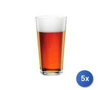5X Paquetes 3 Vasos De Vidrio Sestriere Pinta Cl 58 Transparente Bormioli