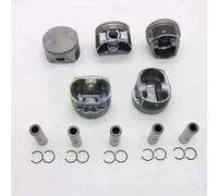 5x pistones y anillos establecido tamaño estándar de 81 mm compatible con 2.0l 5 motores de cilindros se adapta a modelos como S60 S80 V40 XC60 funciona con códigos de motor B5204T8 B5204T9 Número de