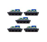 5X Placa Amplificadora de Potencia Digital Amplificador EstéReo NS4110B Amplificador de Sonido 2X20W HIFI Amplificador Tono de Graves Agudos, con