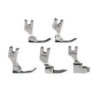 5x Prensatelas para máquina de coser Industrial de acero con bisagras estrecho izquierdo, derecho y central S518NS P36LN P36N P35 P363 para máquinas de coser Singer industriales de caña alta