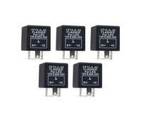 5X Relé de Intermitencia 12V LED Electrónico Cf-13 de 3 Pines de Coche Fijar para el Intermitente de Señal de