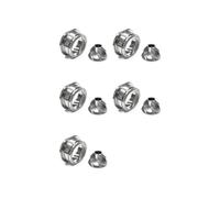 5X Replacement Stainless Steel Conical Grinder Burr Set, 48mm Spares Accessories for Saeco Magic / Royal/ Strato