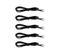 5X RJ11 6P4C Cuerda Cable de Telefono Modem ADSL 1 Metro