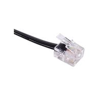5X RJ11 6P4C Cuerda Cable de Telefono Modem ADSL 1 Metro
