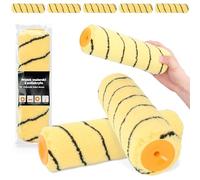 5x Rodillo de Pintura 25 cm Recambio Pintura Superficies Fachadas Techos Paredes Pared Antigoteo Antisalpicaduras Material De Pintor Lacado Renovación Robusto