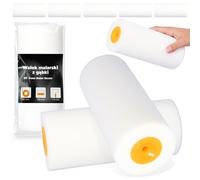 5x Rodillo Espuma 18 cm Pintura Barniz Laca Superficies Lisas Paredes Muebles Acabado Homogéneo Secado Rápido Uso Cómodo Perfecto Reformas Decoración Hogar