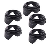 5X -SN HOOD 58mm Tornillos Coronas de Flores Cubierta - Solar Petalos para 58mm Lente Negro