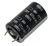 5x Snap-In Elko Condensador 470µF 200V | Condensador electrolítico hasta una temperatura de 85°C | 22x35mm | 470uF SMH200VNSN470M United Chemi-Con