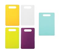 5x Tabla de Cortar Cocina 29 x 19cm, Plástico Flexible, Colores Antideslizante Chopping Board, Sin BPA, Aptas para Lavavajillas