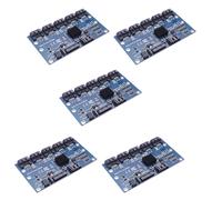 5X Tarjeta Controlador Madre Sata de ExpansiÓN 1 A 5 Puertos Sata3.0 6 Gbps Multiplicador Adaptador Vertical Puerto para Computadora