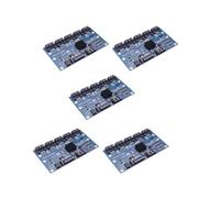 5X Tarjeta Controlador Tarjeta Madre Tarjeta de ExpansiÓN 1 A 5 Puertos Sata3.0 6 Gbps Multiplicador Adaptador de Tarjeta Vertical de Puerto