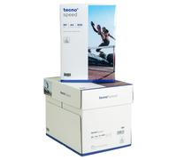 5x Tecno Velocidad Papel de Copia 80g/M ² din A4 2500 Hoja Blanco Imprimir Papel