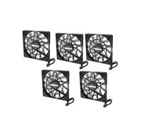 5X Thin 12Mm Thickness 120X120X12Mm 12V Ventilador Silencioso de Host de Computadora de Escritorio con Velocidad 12CM Ventilador de Enfriamiento del