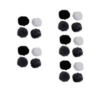 5X Universal Lavalier Micrófono Furry Parabrisas Fur Windshield Wind Muff Soft para Lapel Lavalier Mic 5mm