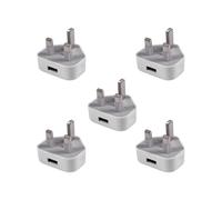 5X Universal Usb Uk Plug 3 Pin Wall Charger Adapter with Usb Travel Charger Charging for Phone (1 Port)