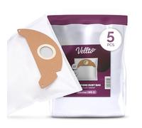 5x Vellto Bolsa Aspiradora Tejido Sintético Compatible Karcher WD2 MV2 WD2.200 WD2250 A2004 A2003 A2054 A2099 Repuesto 6.904-322.0 Bolsas Polvo Filtro Vlies