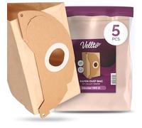 5x Vellto Bolsa Papel Aspiradora Repuesto Compatible con Kärcher WD2 MV2 A2004 SE2001 SE3001 A2054 A2099 WD2240 WD2250 WD 2.200 A2236 A2064 Doble Capa Sustituto 6.904-322.0 6.414-552.0