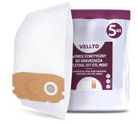 5x Vellto Bolsa para Aspiradora Compatibles con Festool CT MINI CTL MINI MIDI FIS FIS-CT FIS-CTL Mini Bolsas de Repuesto 498411 456772 Polvo Filtrantes Microflies