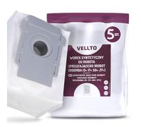 5x Vellto Bolsa para Aspiradora Compatibles con iRobot Roomba i7 i7+ i7-Plus i8 i8+ i3 i3+ i4 i4+ i6 i6+ j7 j7+ s9 s9+ E5 E6 E7 Clean Base Bolsas de Repuesto Polvo Filtrantes