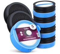 5x Vellto Filtro De Repuesto Compatible Con Electrolux Power Hygienic Ultimate 800 EP81HB25SH EP81HB25WU EP81U25ULT EP81B25WET EP81UB25GG Accesorio Aspiradora Escoba Sin Cable