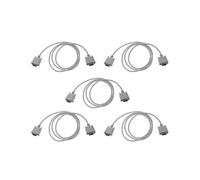 5X VGA DB15 Macho A RS232 DB9 Pin Cable Adaptador Macho / Cable de Extension de Grafico de Video (, 1.4M)