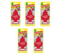 5X Wunderbaum Fresas Ambientador Árbol Ambientador De Auto Ambientador De Espejo