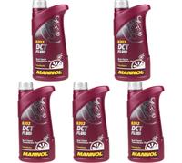 5x1 Litro Original MANNOL Aceite Motor 8202 DCT Fluido Gear Aceite