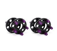 5x120 Se Adapta Para Forjado 6061 T6 Grado Aluminio Espaciadores Rueda Escalonados Kit (2) 15mm Y 20mm Con Asiento Cono Pernos Extendidos Espaciadores Rueda(Púrpura)