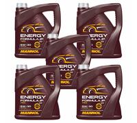 5x4 Litros MANNOL Energy Formula JP 5W-30 ACEITE MOTOR API SN Plus ILSAC GF-5 GM